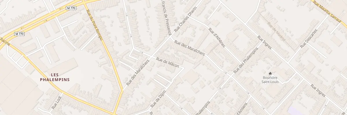 Plan du 50 Rue de Mâcon à Tourcoing