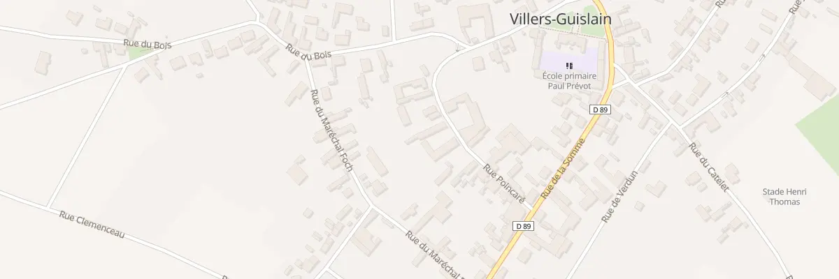 Plan du 8A Rue Poincare à Villers-Guislain
