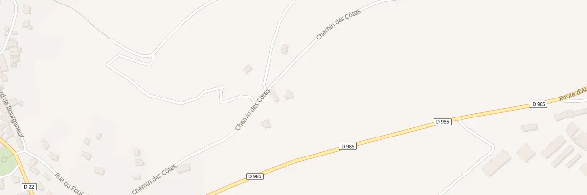 Plan du 6 Che des Cotes à Artonne
