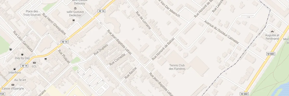 Plan du 49 Rue Jean-Baptiste Lebas à Croix