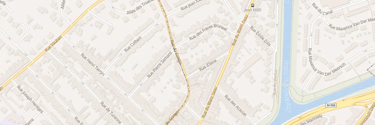 Plan du 85 Rue du Congo à Tourcoing