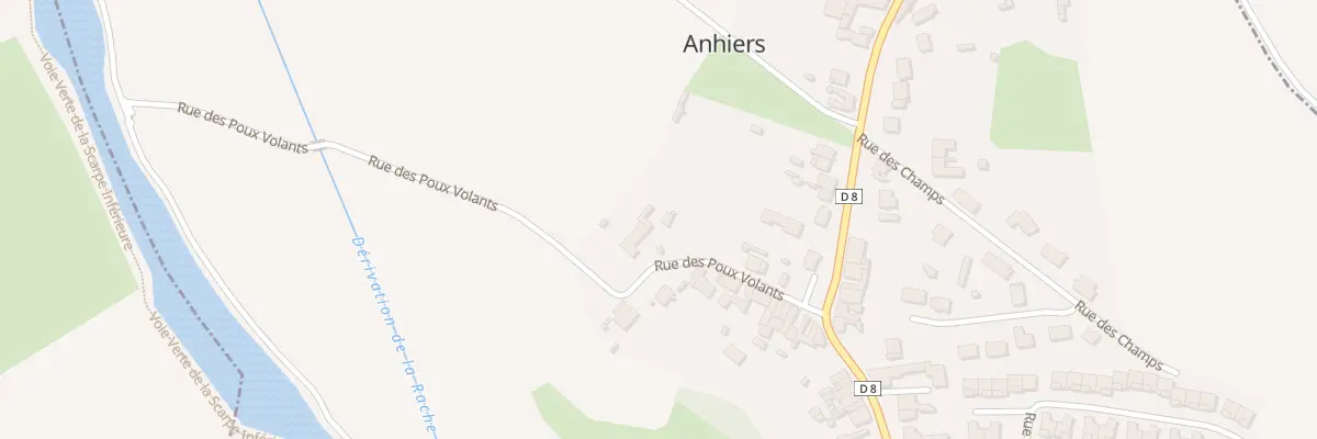 Plan du 124 Rue des Poux Volants à Anhiers