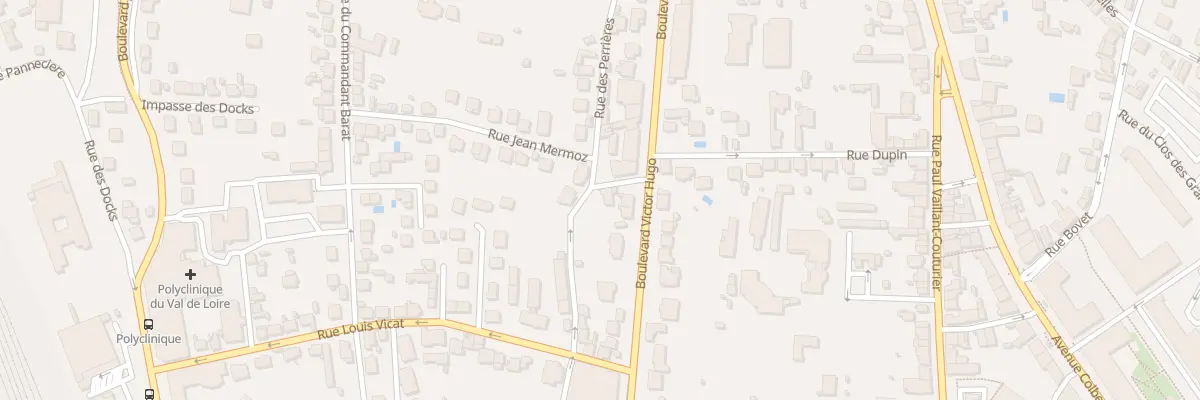 Plan du 14 Rue des Perrières à Nevers