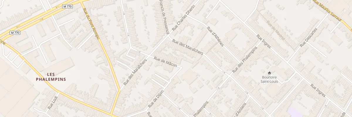 Plan du 44 Rue de Mâcon à Tourcoing