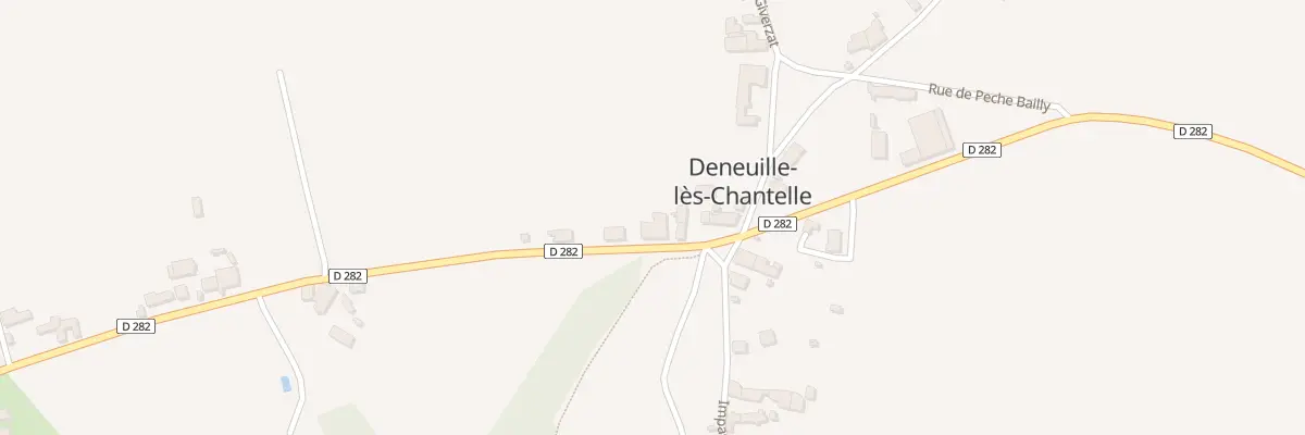 Plan du 23 Rte de Chantelle à Deneuille-lès-Chantelle