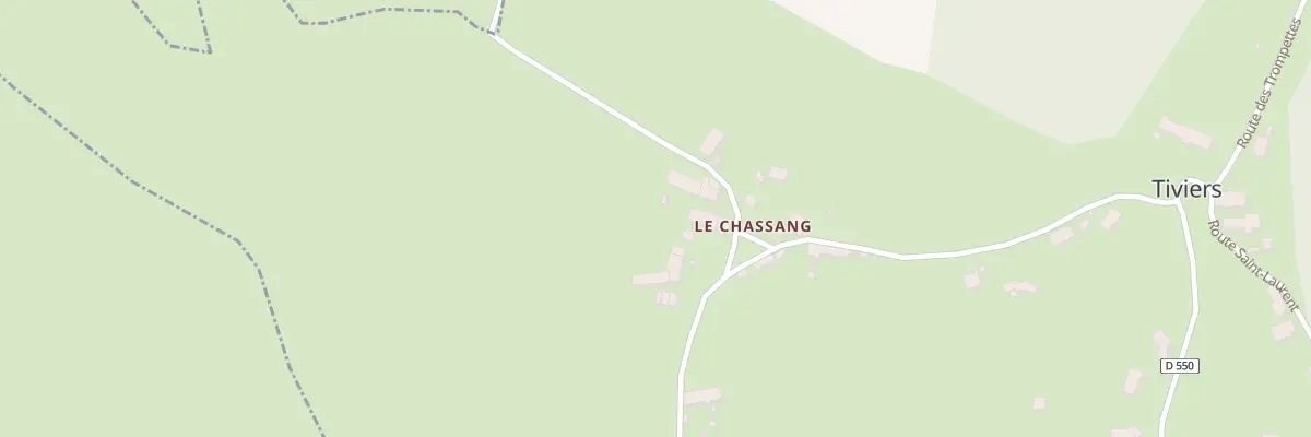 Plan du 5006 Le Chassang à Tiviers