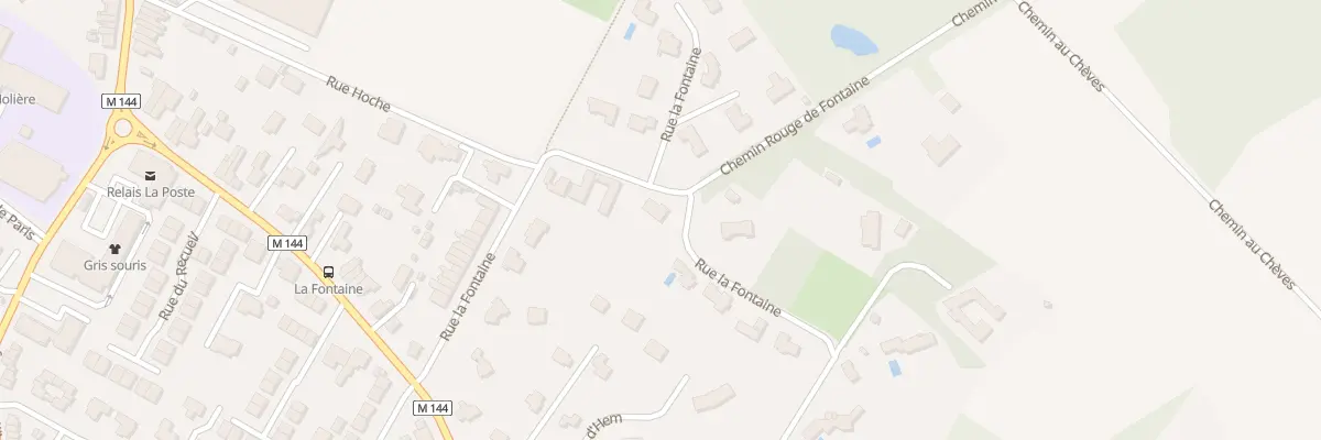 Plan du 82 Rue la Fontaine à Villeneuve-d’Ascq