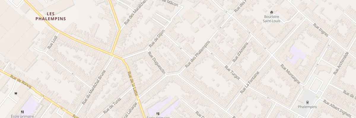 Plan du 49 Rue des Phalempins à Tourcoing