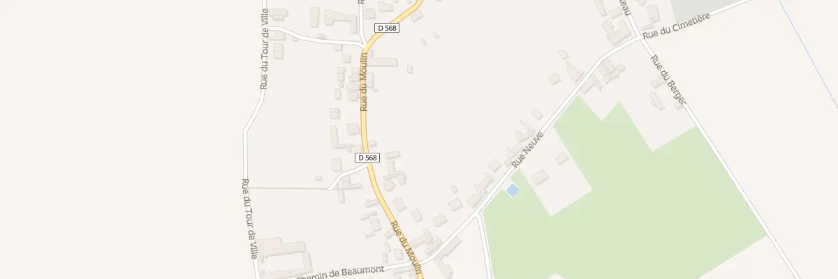 Plan du 235 Rue du Moulin à Cugny