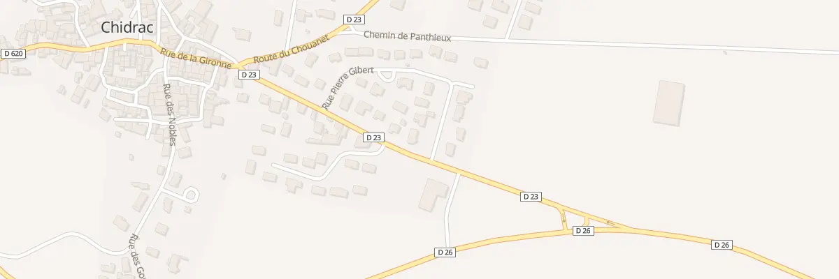 Plan du 18 Rue Pierre Gibert aux Deux-Rives