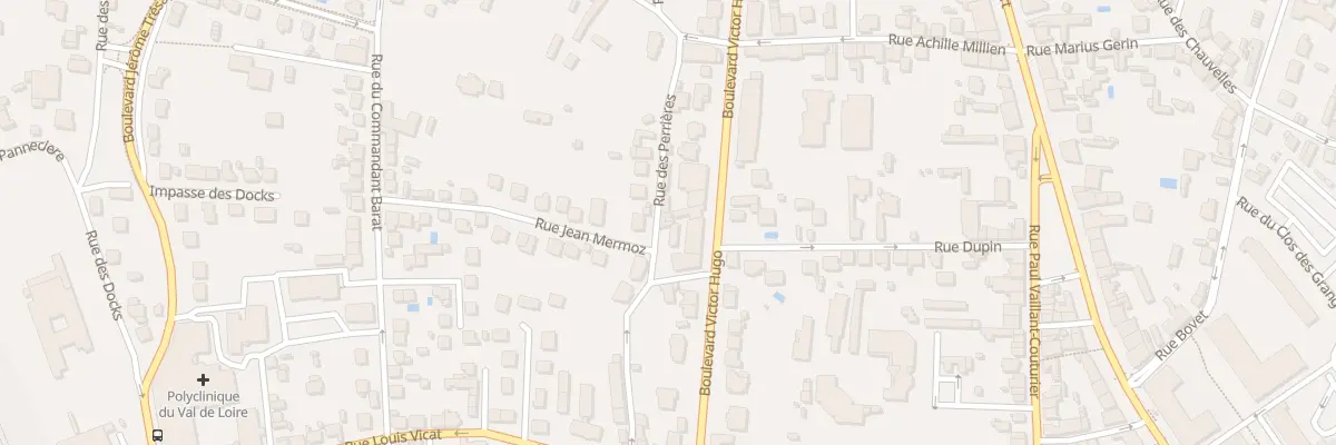 Plan du 18 Rue des Perrières à Nevers