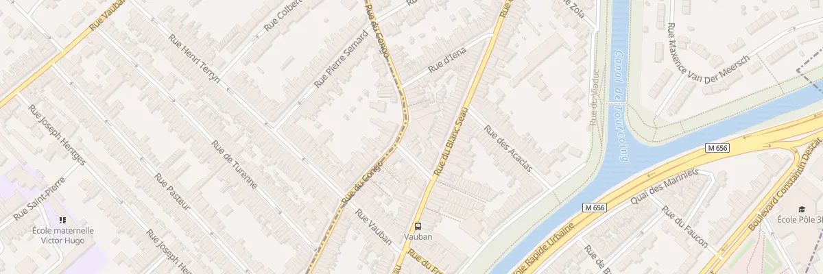 Plan du 119 Rue du Congo à Tourcoing