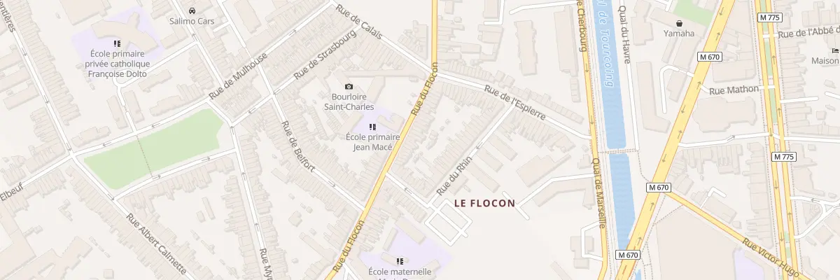 Plan du 71 Rue du Flocon à Tourcoing