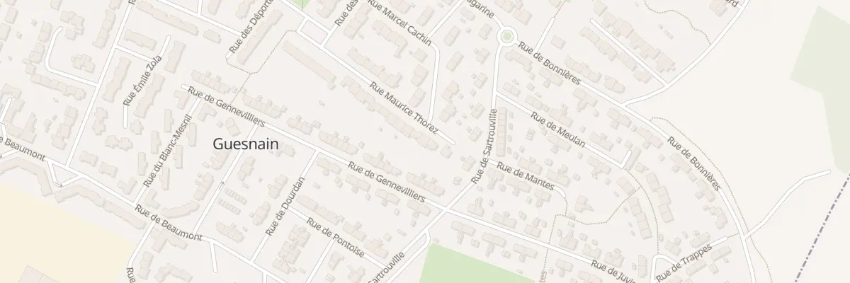Plan du 192 Rue Maurice Thorez à Guesnain