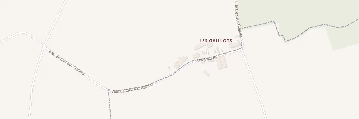 Plan du 3 Les Gaillots à Ciez