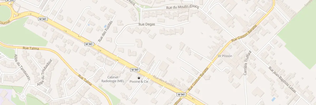 Plan du 101 Rue des Fusillés à Villeneuve-d’Ascq
