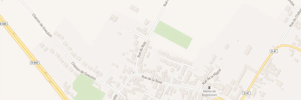 Plan du 18 Rue du Bois à Bugnicourt
