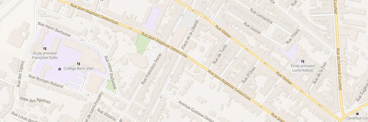 Plan du 204 Rue Jules Guesde à Croix