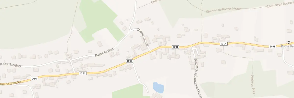 Plan du 23 Rue de Roche à Berny-Rivière