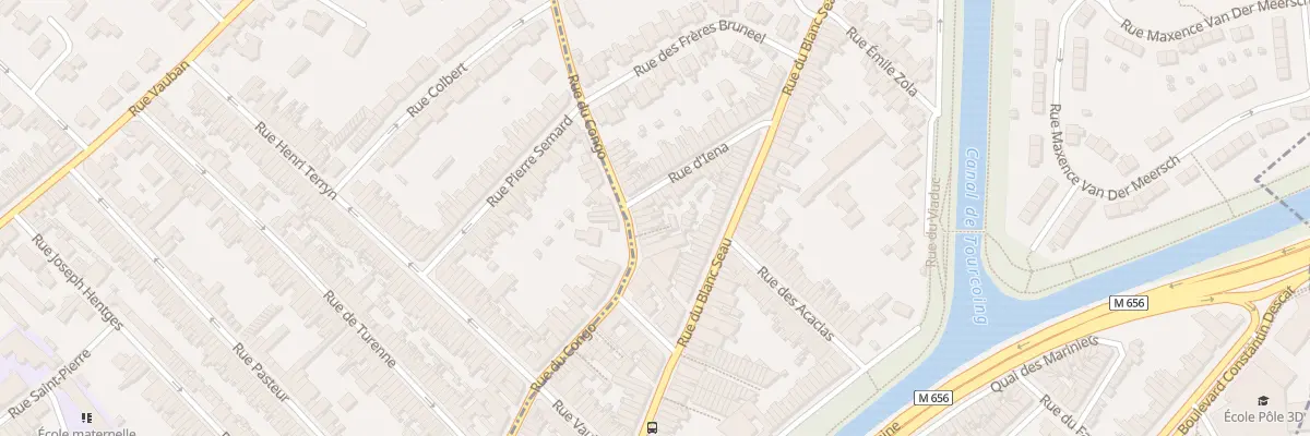 Plan du 103 Rue du Congo à Tourcoing
