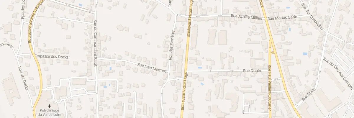 Plan du 20 Rue des Perrières à Nevers