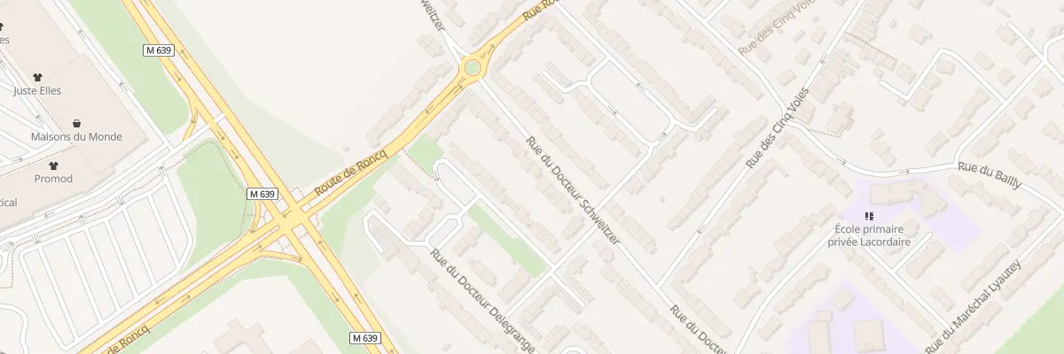Plan du 56 Rue du Docteur Schweitzer à Neuville-en-Ferrain