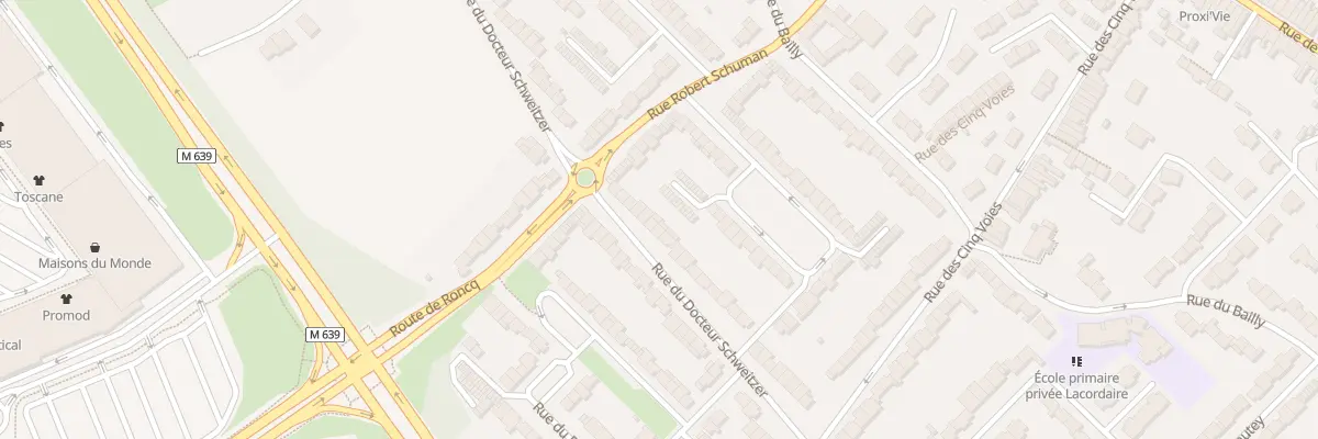 Plan du 55 Rue du Docteur Schweitzer à Neuville-en-Ferrain