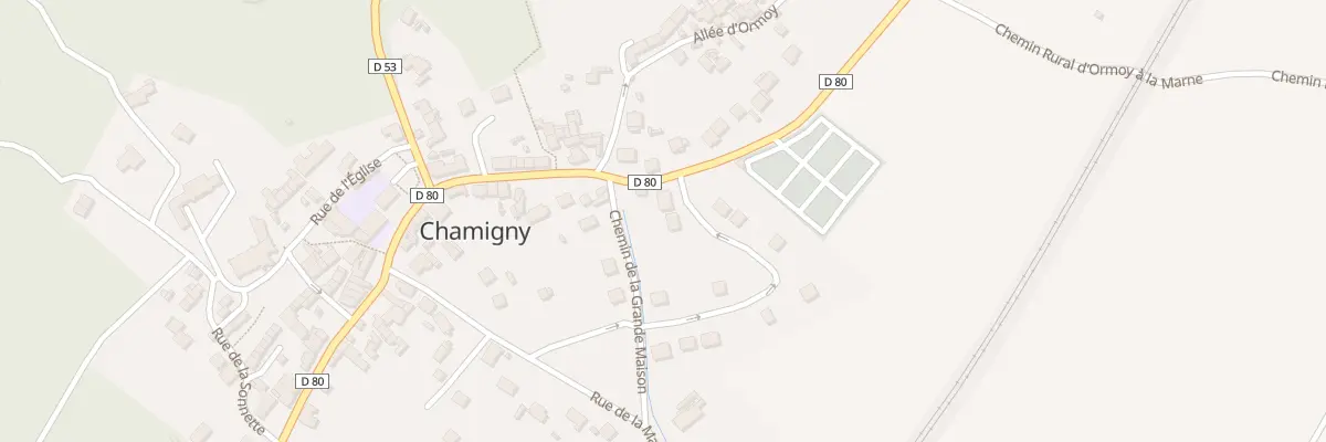Plan du 28 Rue Fernand Sabatte à Chamigny