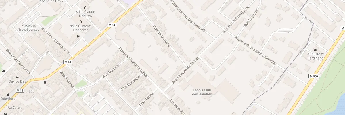 Plan du 48 Rue de Lorraine à Croix