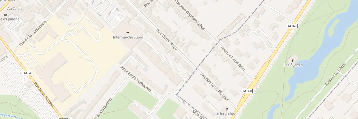 Plan du 100 Rue Victor Hugo à Croix