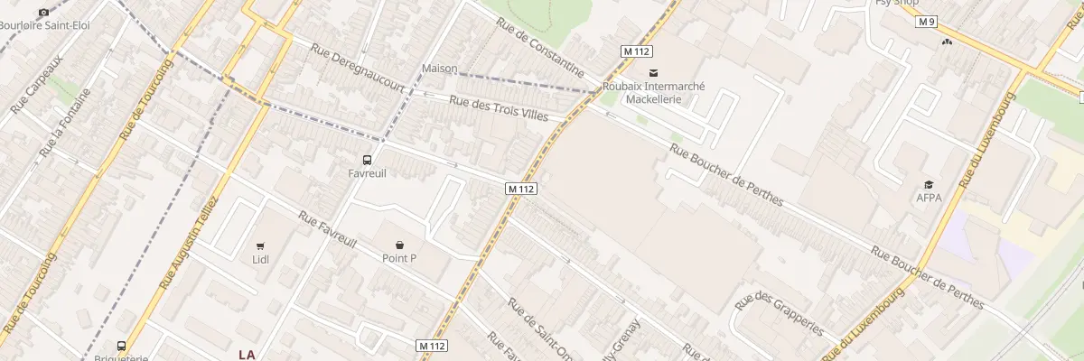 Plan du 65 Rue de la Mackellerie à Roubaix