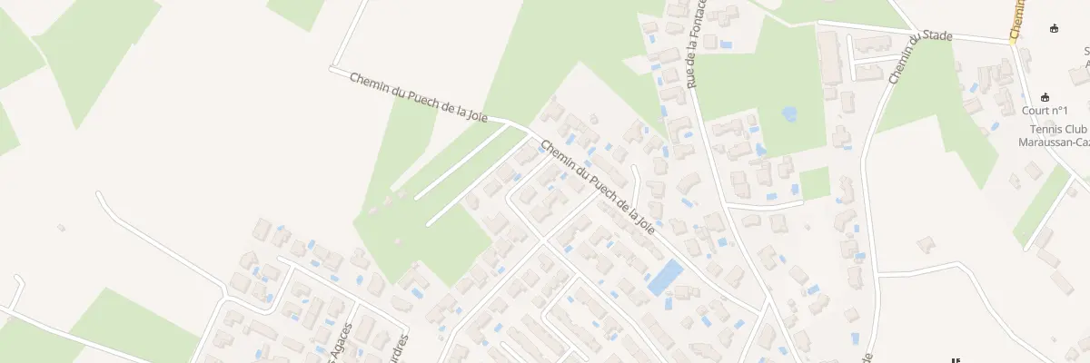 Plan du 336 Rue de l’Estornel à Maraussan