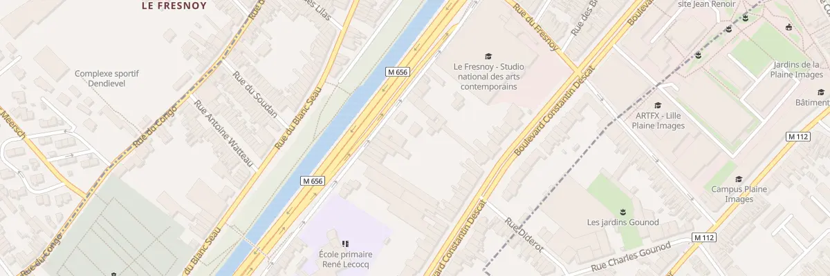 Plan du 57 Rue Claude Bernard à Tourcoing