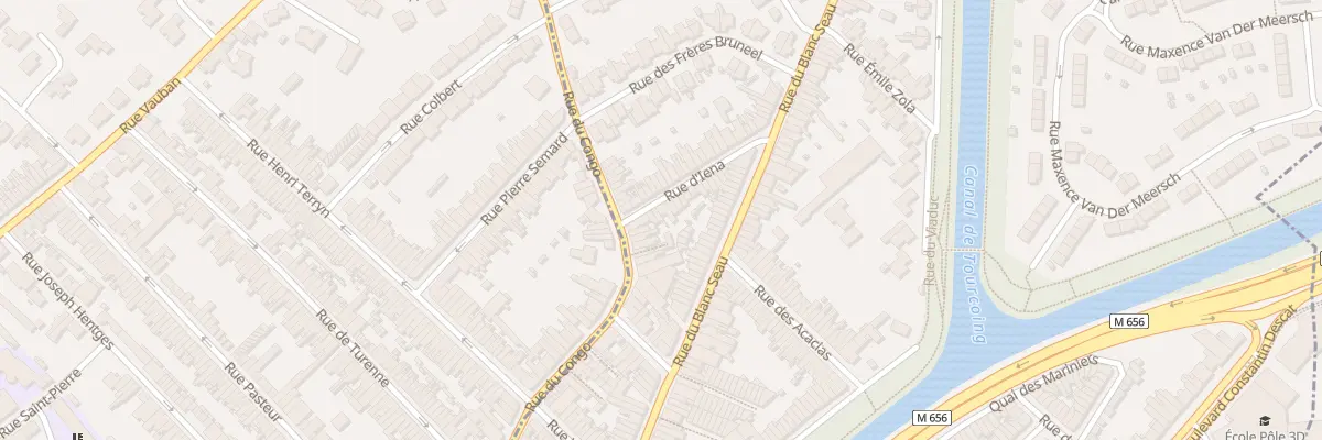 Plan du 27 Rue d’Iéna à Tourcoing