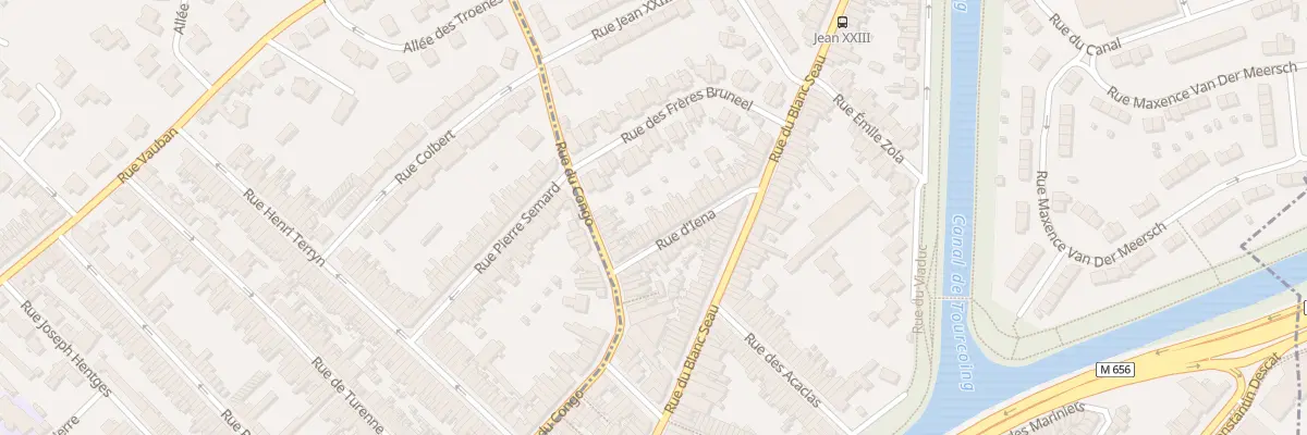 Plan du 30 Rue d’Iéna à Tourcoing