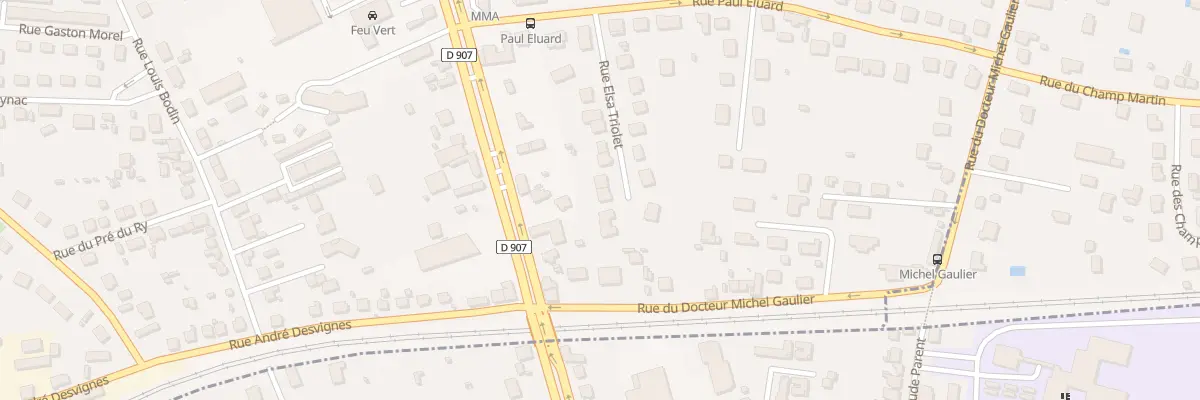 Plan du 14 Rue Elsa Triolet à Varennes-Vauzelles