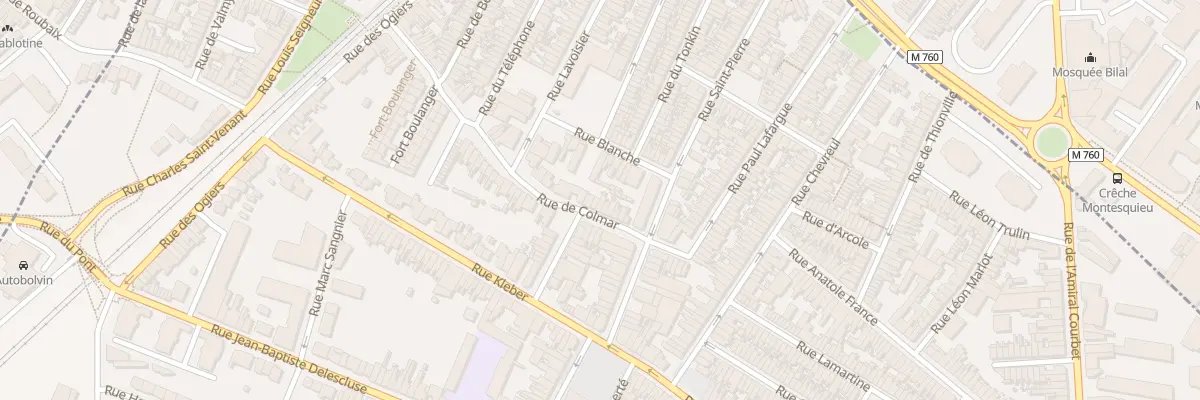 Plan du 14 Rue de Colmar à Croix