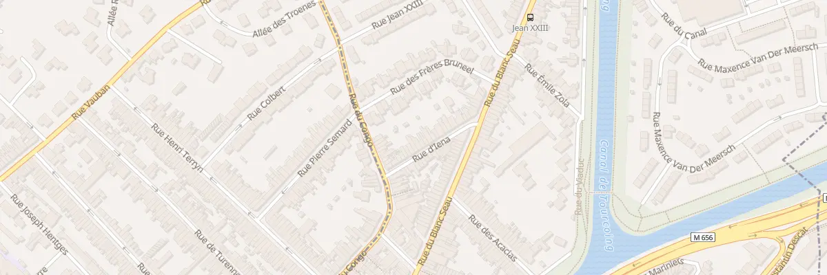 Plan du 28 Rue d’Iéna à Tourcoing