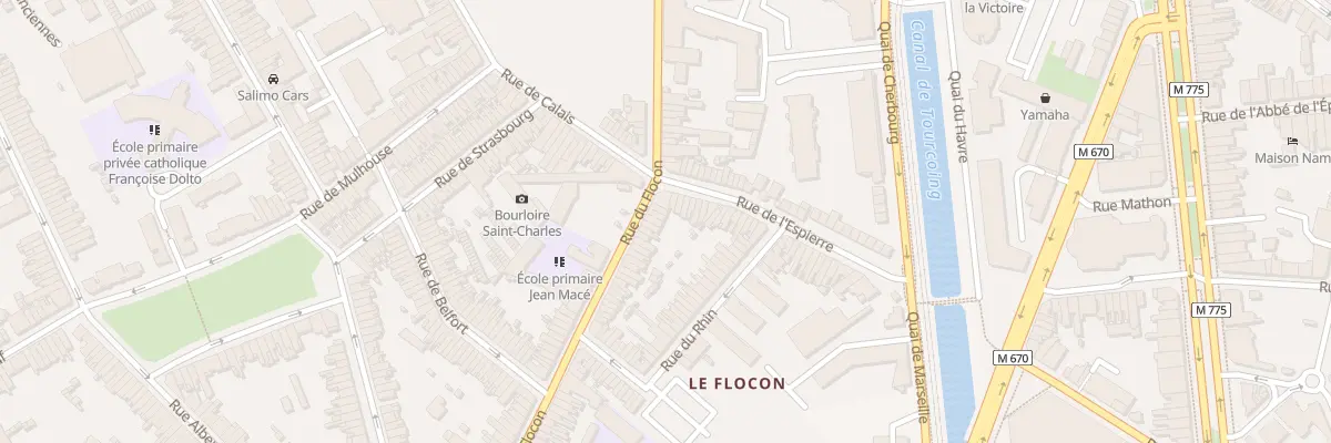 Plan du 51 Rue du Flocon à Tourcoing