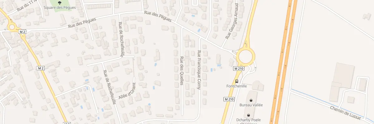 Plan du 7 Rue des Quelles à Gerzat
