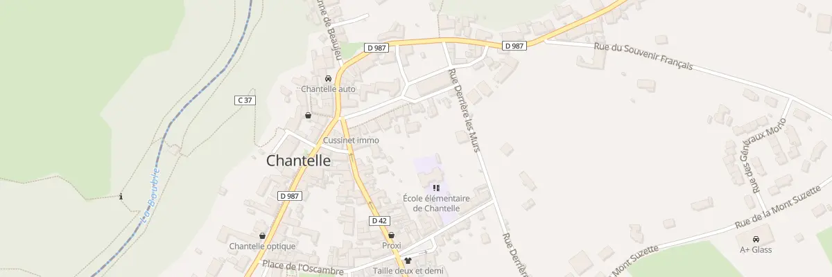 Plan du 16 Pl Saint-nicolas à Chantelle