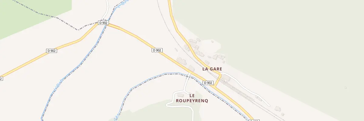 Plan du 5038F La Gare à Roqueredonde