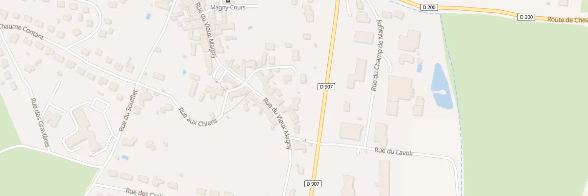 Plan du 34 Rue du Vieux Magny à Magny-Cours
