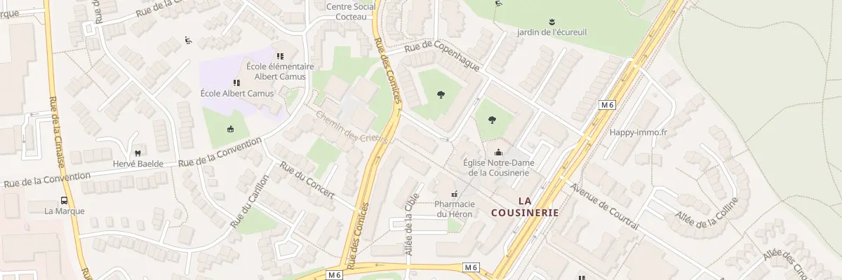 Plan du 22 Rue des Comices à Villeneuve-d’Ascq