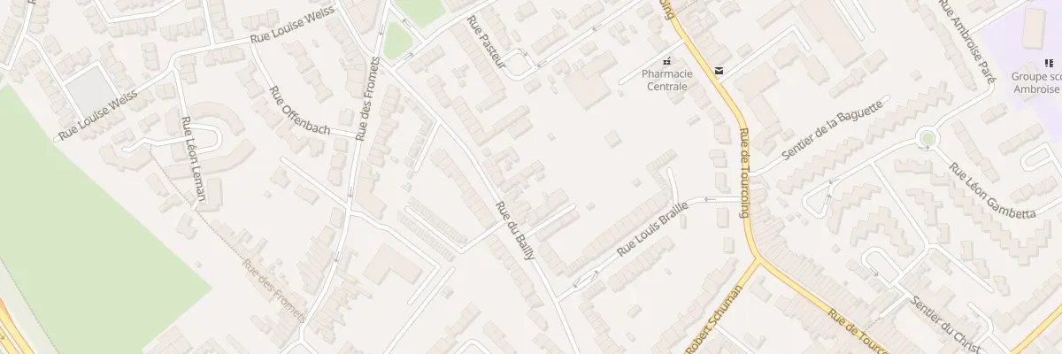 Plan du 39 Rue du Bailly à Neuville-en-Ferrain