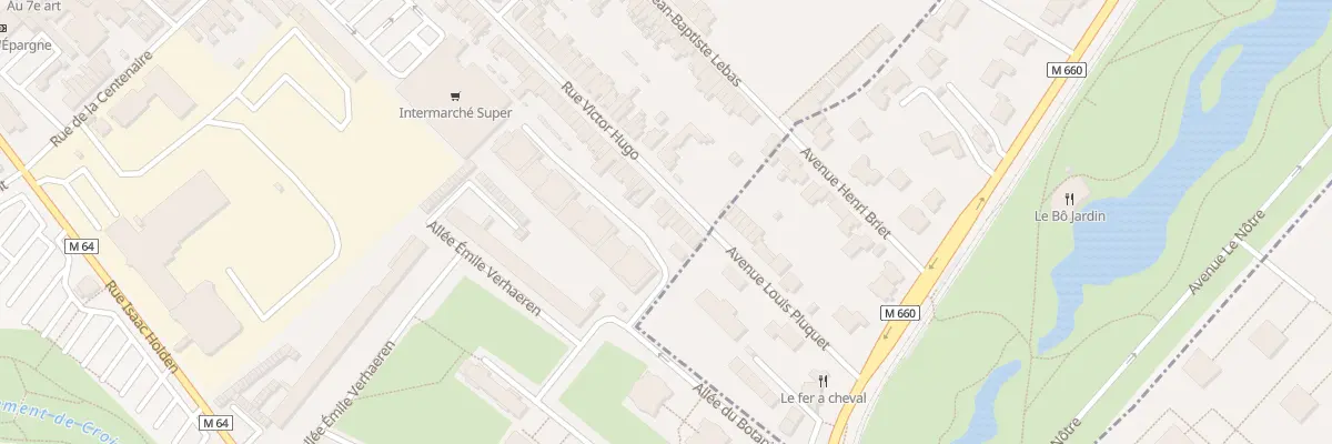Plan du 108 Rue Victor Hugo à Croix
