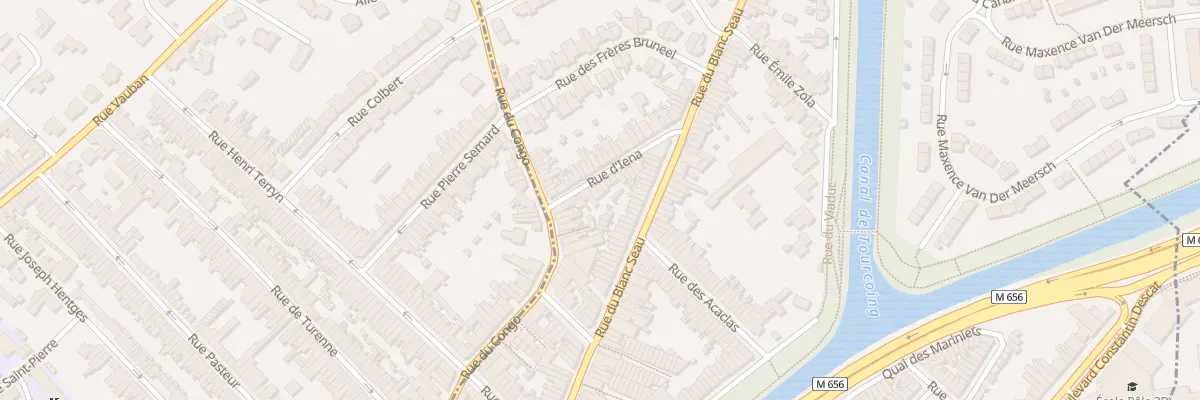 Plan du 21 Rue d’Iéna à Tourcoing