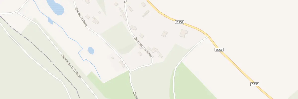 Plan du 13 Rue des Carrières à Montgobert
