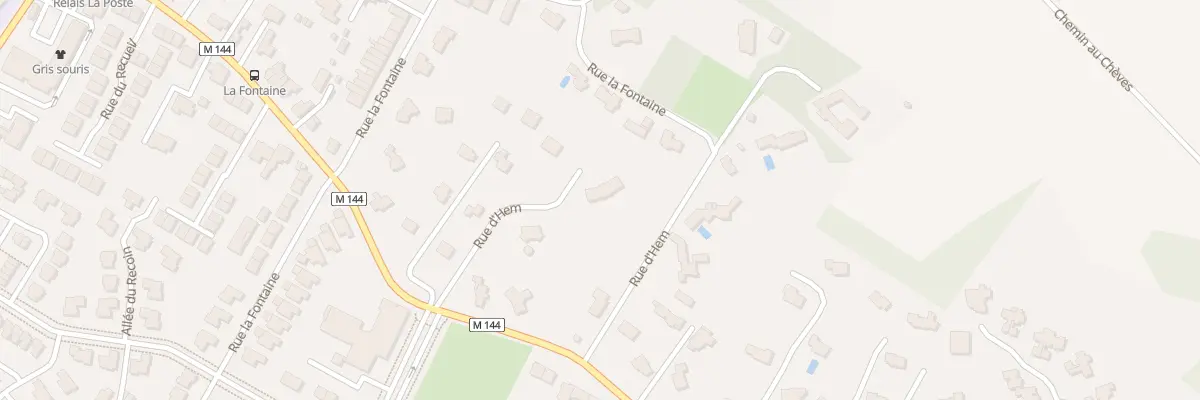 Plan du 130 Rue d’Hem à Villeneuve-d’Ascq
