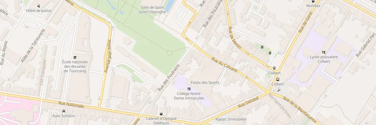 Plan du 126 Rue des Poutrains à Tourcoing